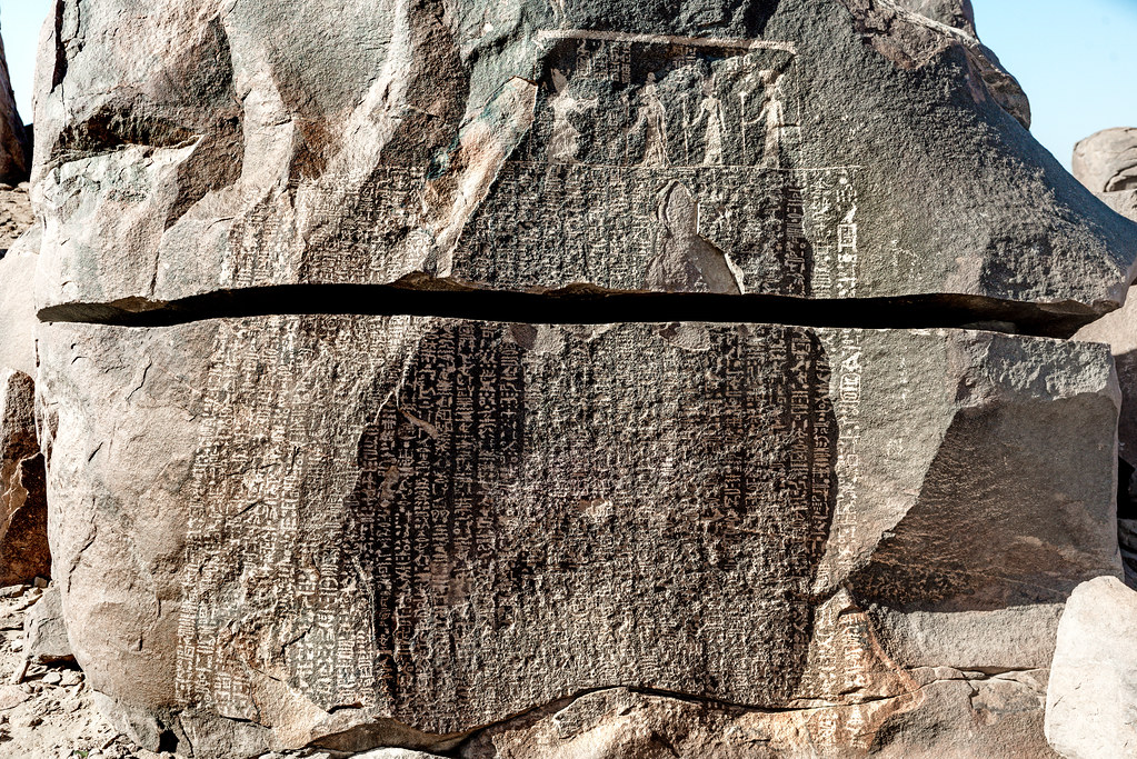 The Famine Stela on the Sehel Island near Aswan | Bibi Tagug… | Flickr