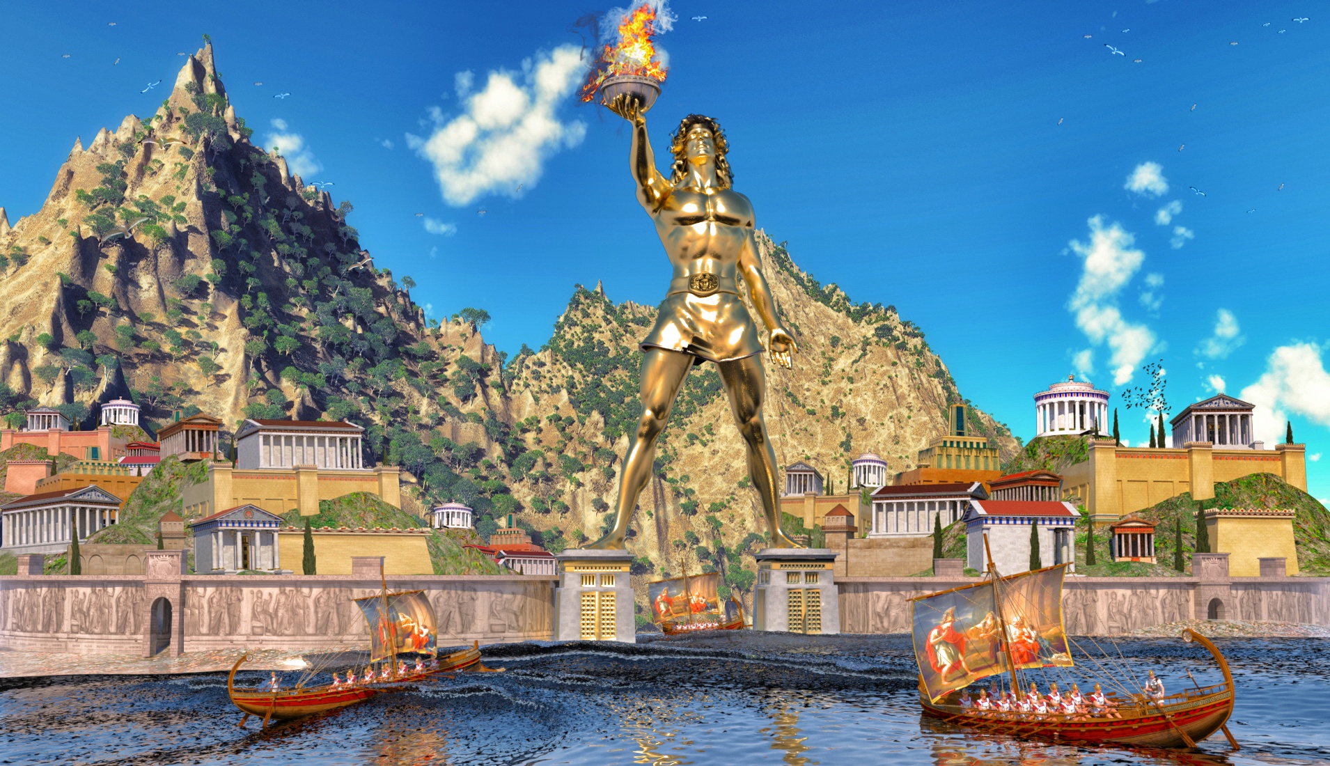 The Seven Wonders of the Ancient World: The Colossus of Rhodes (Greece). |  BULB