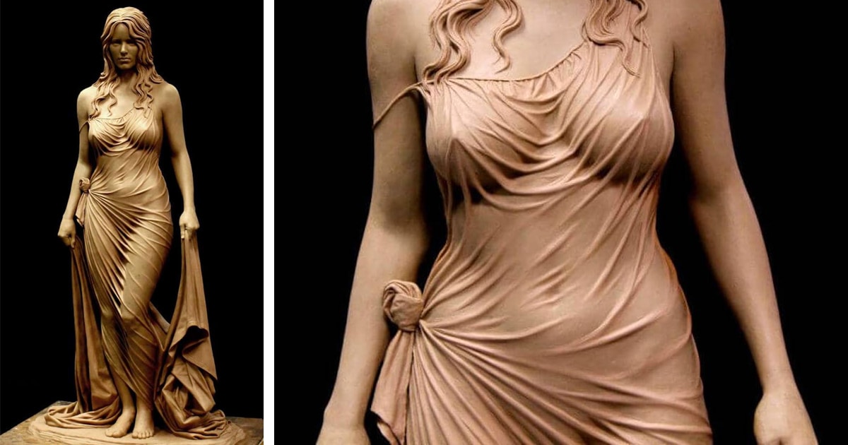 Artist Creates Life-Size Sculpture of the Biblical Character Bathsheba
