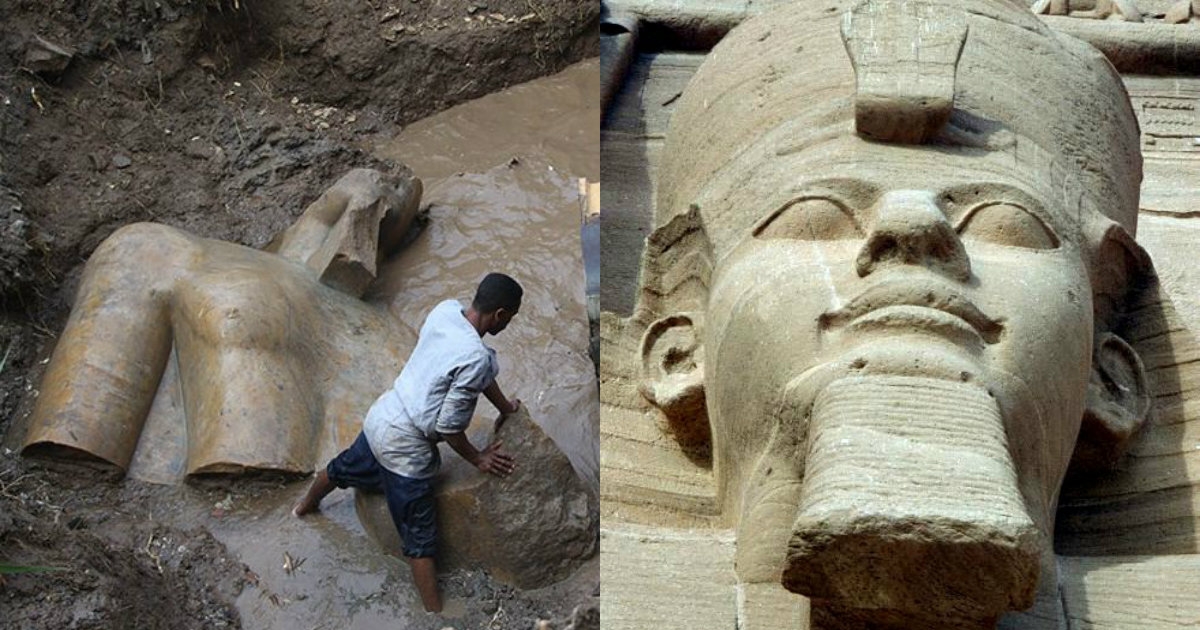 Egypt Unearths A 3,000-Year-Old Giant Statue Of Pharaoh Under Cairo Slums, Hope It's A Tourist Magnet