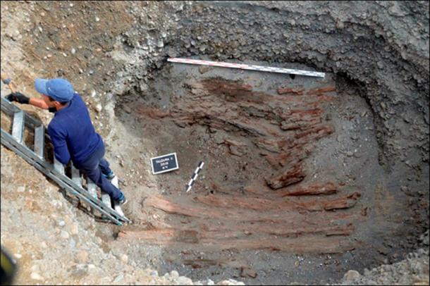 Two skeletons were found in the riverside tomb - an adult and child, or teenager, but further investigation is needed to understand if they were male or female. 