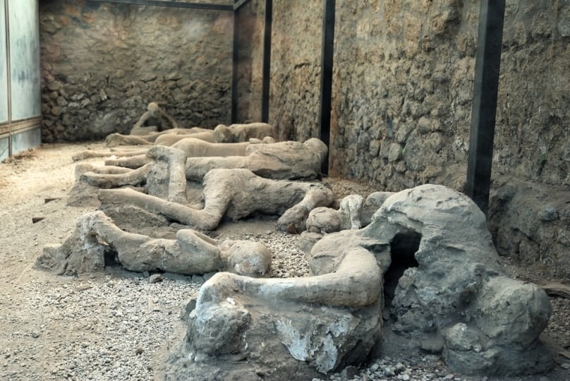 Where was God when Mount Vesuvius spewed molten ash on Pompeii?