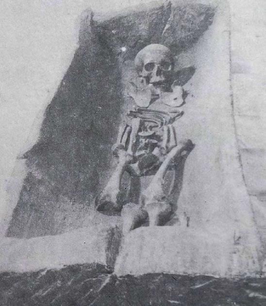 The skeleton of the Polish ‘princess.’ (archeologiabagicza.pl)