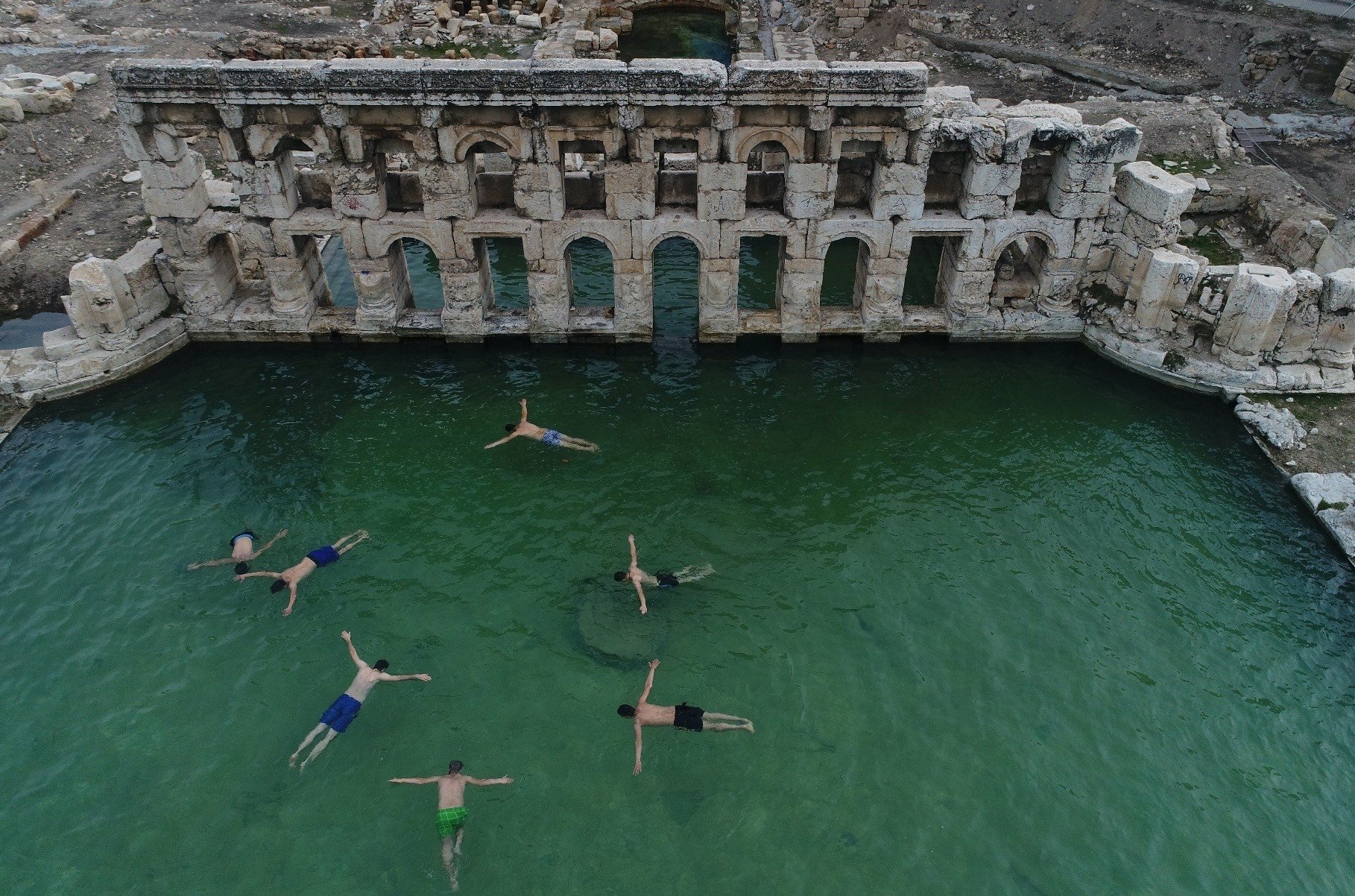 Restoration of Türkiye's 2,000-year-old Roman bath nears completion | Daily Sabah