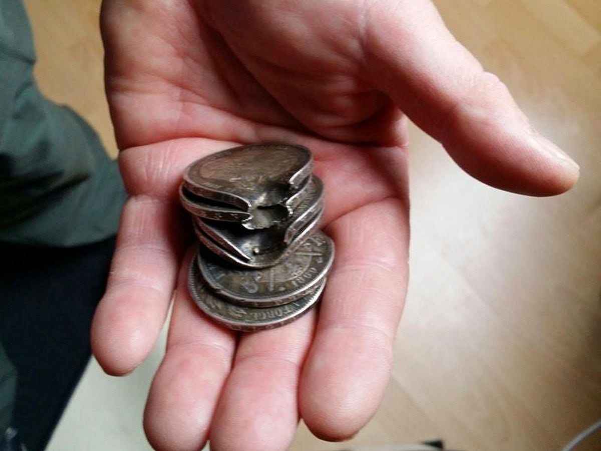 How this stack of coins saved a First World War soldier's life | Shropshire  Star