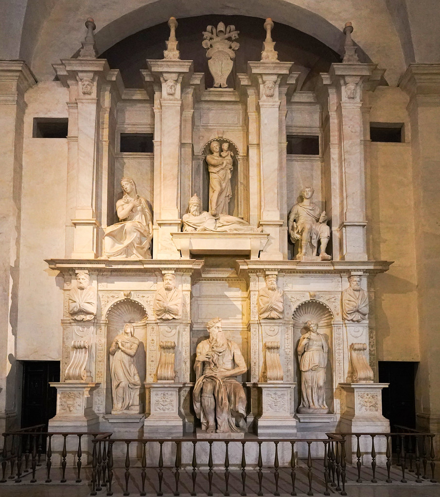 Tomb of Pope Julius II by Michelangelo, San Pietro in Vinc… | Flickr
