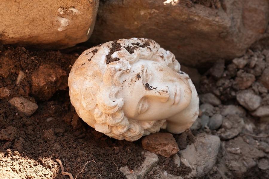 salty aunty — Marble Head of Alexander the Great Uncovered in...