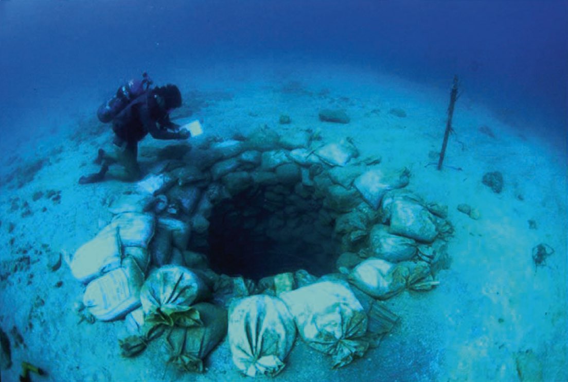 Matt Sibson on X: "The Lost Settlement of Atlit-Yam, now 8-12 metres under  the waters of the Mediterranean Sea, just off the coast of Israel. It's  around 9,000-years-old with some incredible archaeology