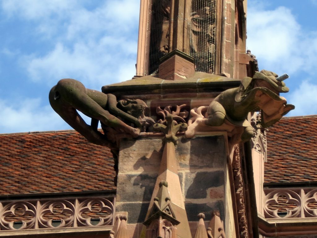 Is That Gargoyle Mooning Me? In Freiburg, Germany - Chantae Was Here