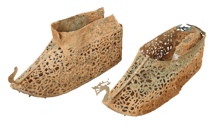 Digs & Discoveries - Fancy Footwear - Archaeology Magazine - January/February 2015