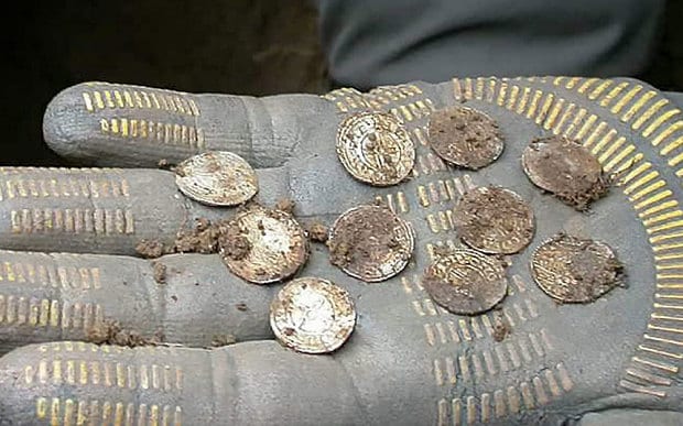 Amateur treasure hunter's £1m find of Anglo Saxon coins