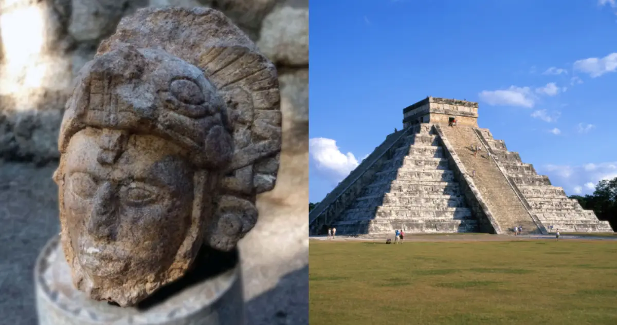 Archaeologists Find Statue Of Maya Warrior With Serpent Helmet