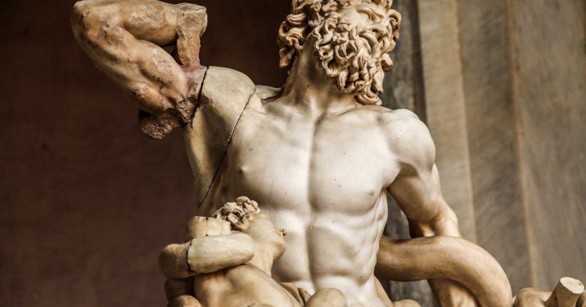 Laocoon sculpture in the Vatican Museums - Through Eternity Tours
