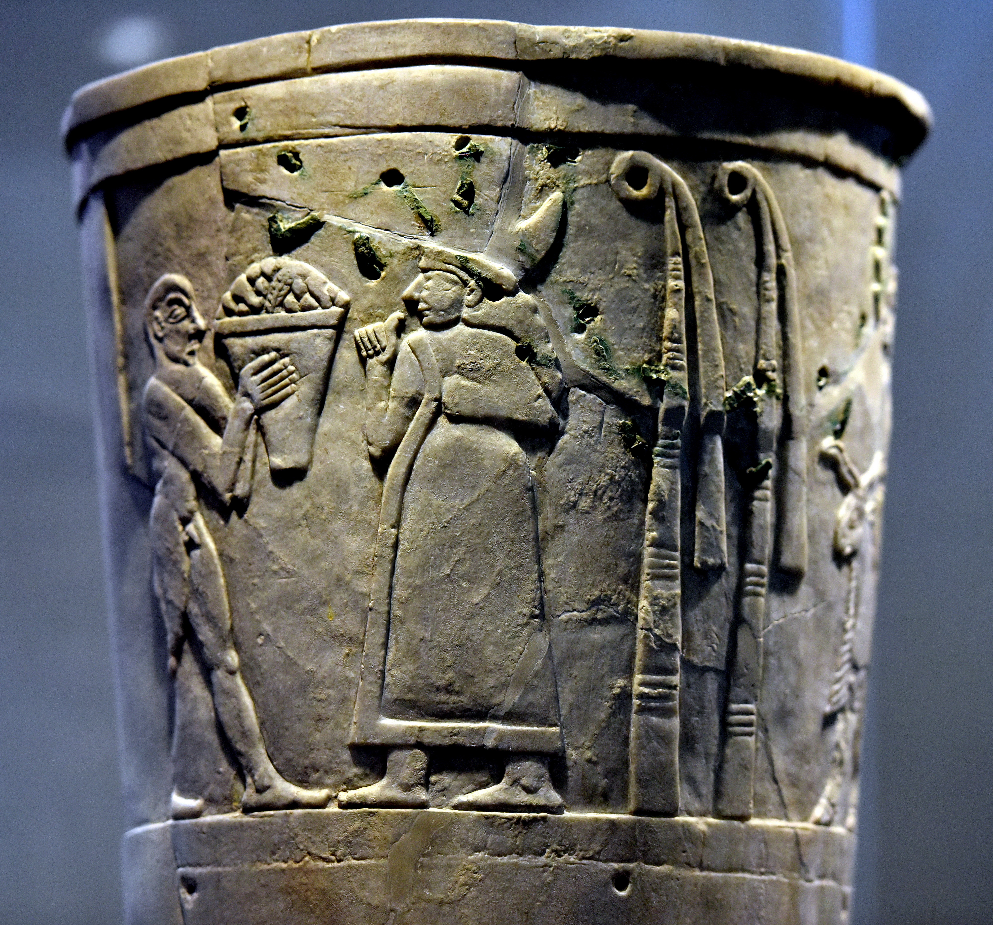 Offering to Inanna, Warka Vase [Top Register] (Illustration) - World  History Encyclopedia