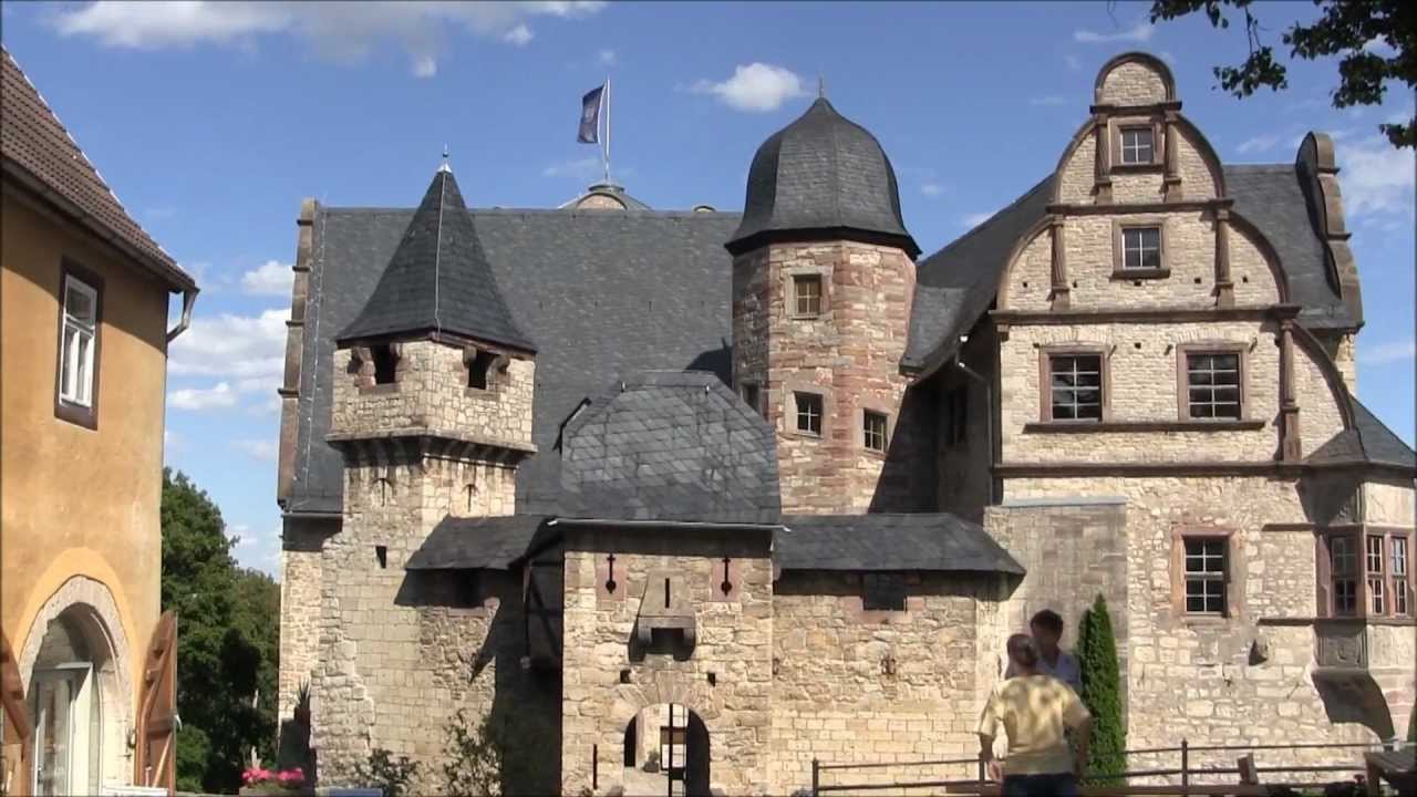 Oberschloss Kranichfeld in Thüringen - YouTube