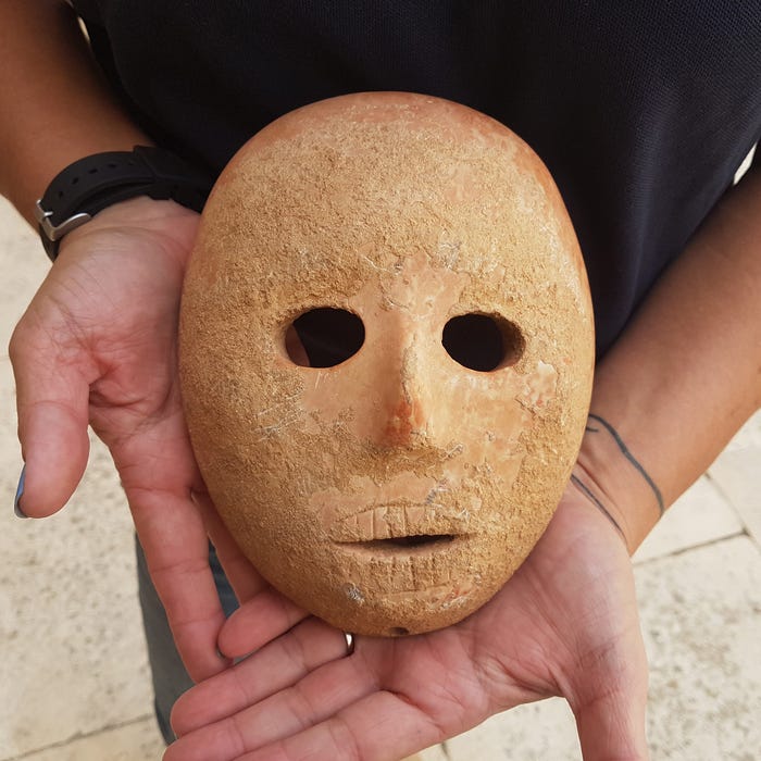 Archaeologists Recover Rare 9,000-year-old Mask Found by West Bank Settler  - Archaeology - Haaretz.com