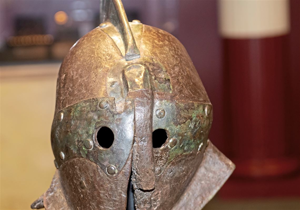 Nearly 2,000-year-old gladiator helmet from Pompeii on display | Pittsburgh Post-Gazette