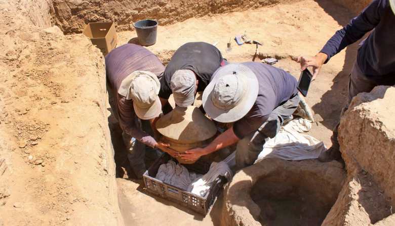 Rare 6,000-Year-Old Elephant Ivory Vessel from the Chalcolithic Period  Unearthed