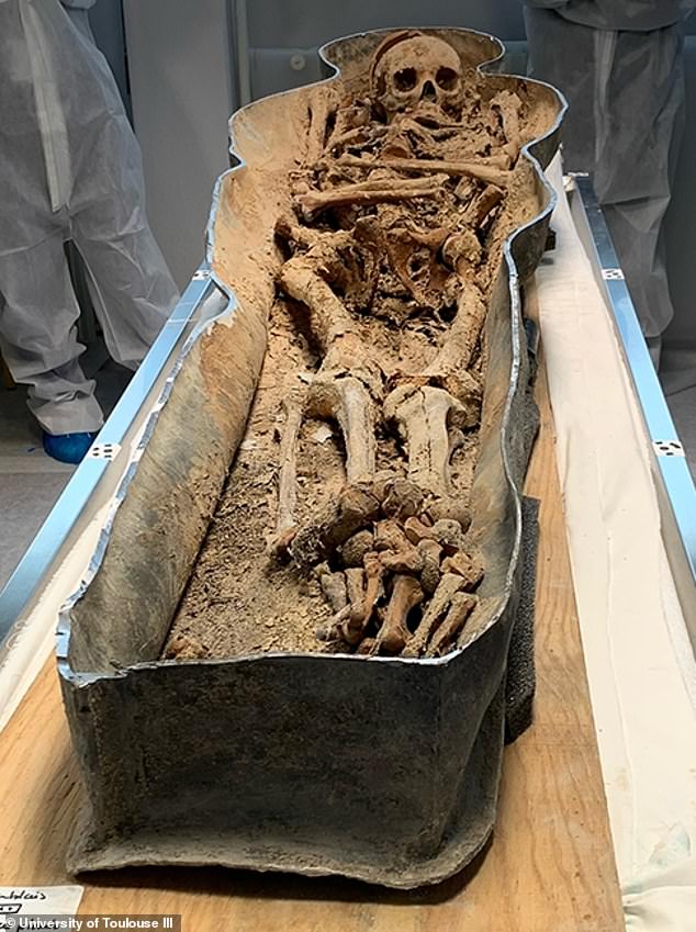 Identifies of skeletons found in sarcophagi below the ashes of Notre Dame Cathedral fire REVEALED | Daily Mail Online