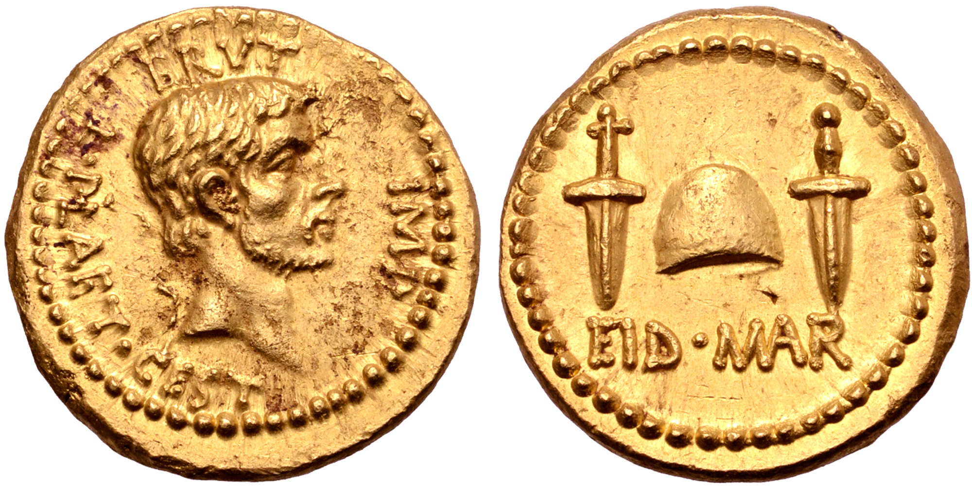 Gold Coin Minted by Brutus to Honor Caesar's Murder Returned to Greece