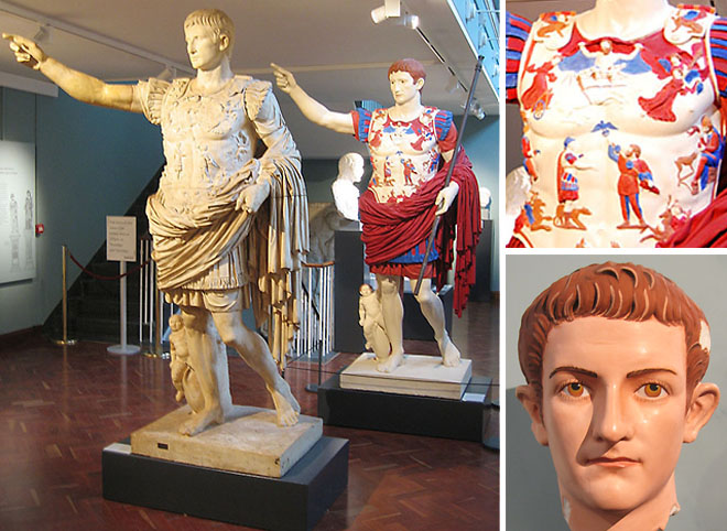 Ancient statues show their true colours – Lucius'€™ Romans