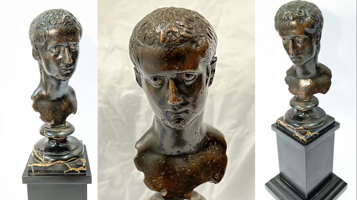 Daily Mail Online on X: "Ancient bronze bust depicting sexually-depraved Roman  Emperor Caligula that was excavated close to Mount Vesuvius is found after  nearly 200 years https://t.co/oM1uaNAslP https://t.co/CaciZ3AAmc" / X