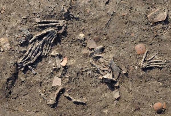 3600-year-old pits full of giant hands discovered in Egypt BY