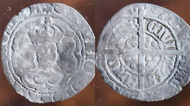 The Henry VII “half groat,” or two-penny piece, minted in Canterbury, England sometime between 1493 and 1499 and discovered at the Cupids Cove Plantation Provincial Historic Site in Canada’s Newfoundland in 2021. (Government of Newfoundland and Labrador)