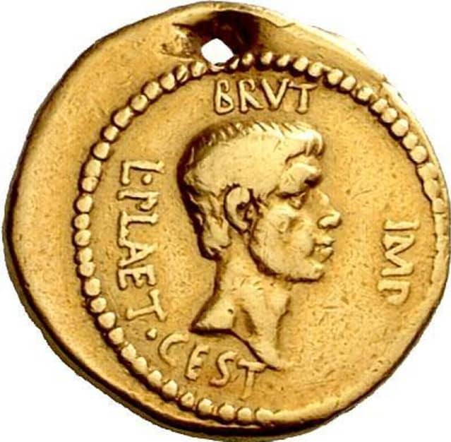 Ancient Gold Coin Marking Julius Caesar's Assassination Expected to Fetch  $2M at Zurich Auction | Penta