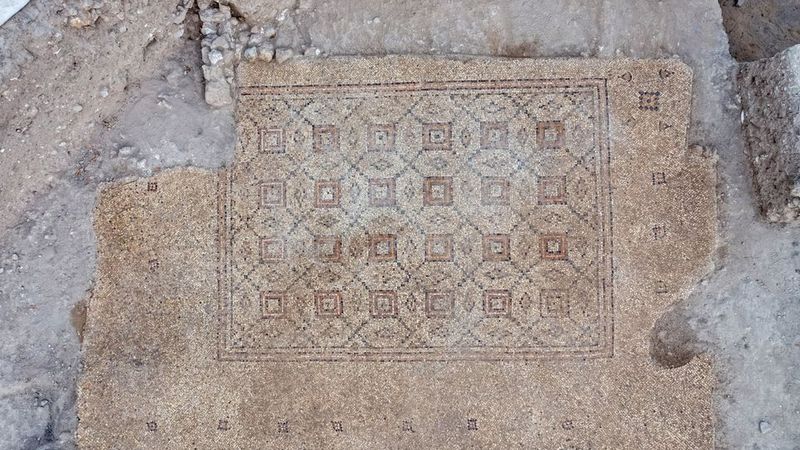 Colorful, 1,600-Year-Old Mosaic Adorned With Geometric Patterns Found in  Israel | Smithsonian