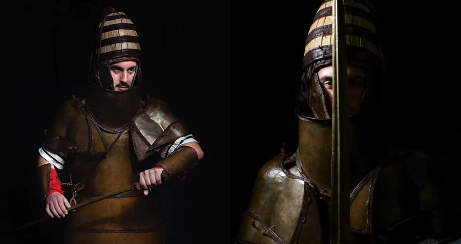 Soldiers Test Ancient Greek Armor To See If It Was Effective