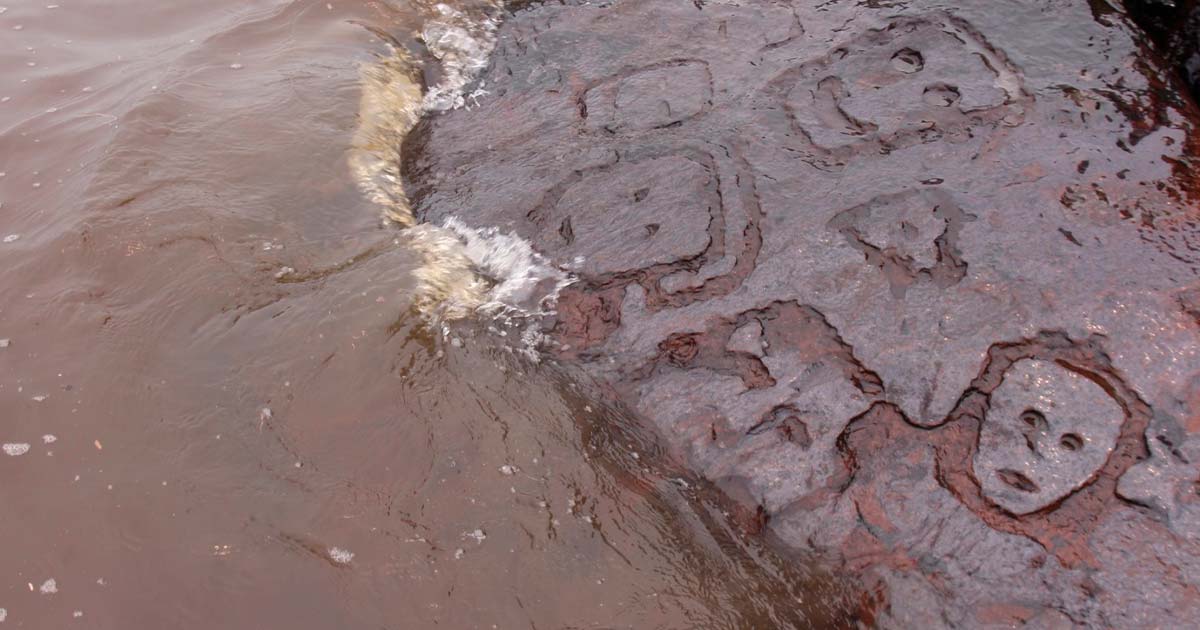 Amazon Drought Reveals Ancient Rock Faces » Explorersweb