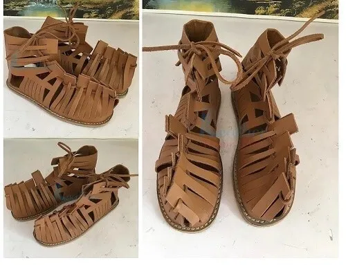 Roman Leather Sandal | Roman Greek Footwear | Roman Sandals | Valentine  Gifts | eBay