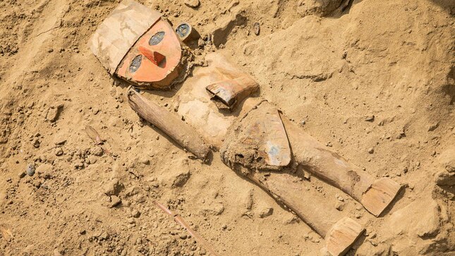 Perfectly Preserved Ancient Wooden Sculpture Found in Peru