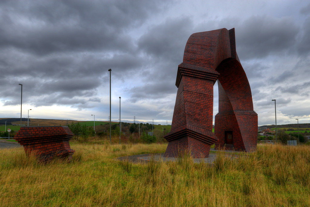 TWISTED CHIMNEY MONUMENT, RHYMNEY, SOUTH WALES, UNITED KIN… | Flickr