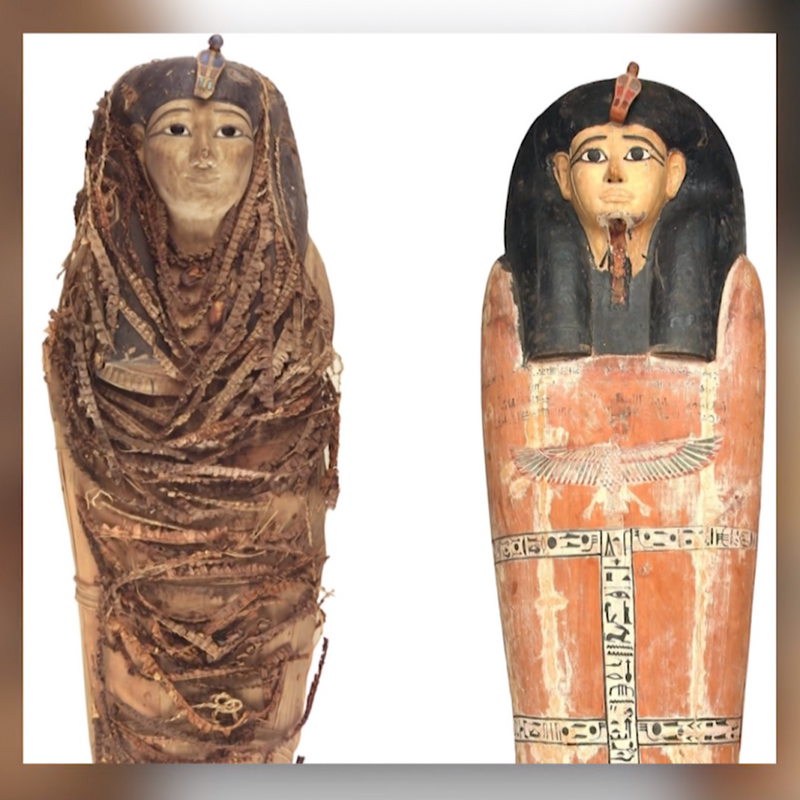 Step inside the grave of a 'digitally unwrapped' mummy for the first time