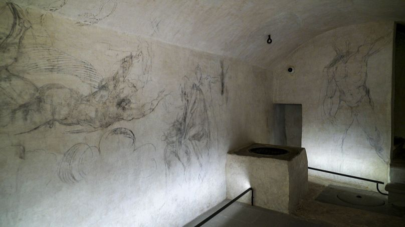 Secret room allegedly displaying Michelangelo's drawings opens to public in  Florence | Euronews