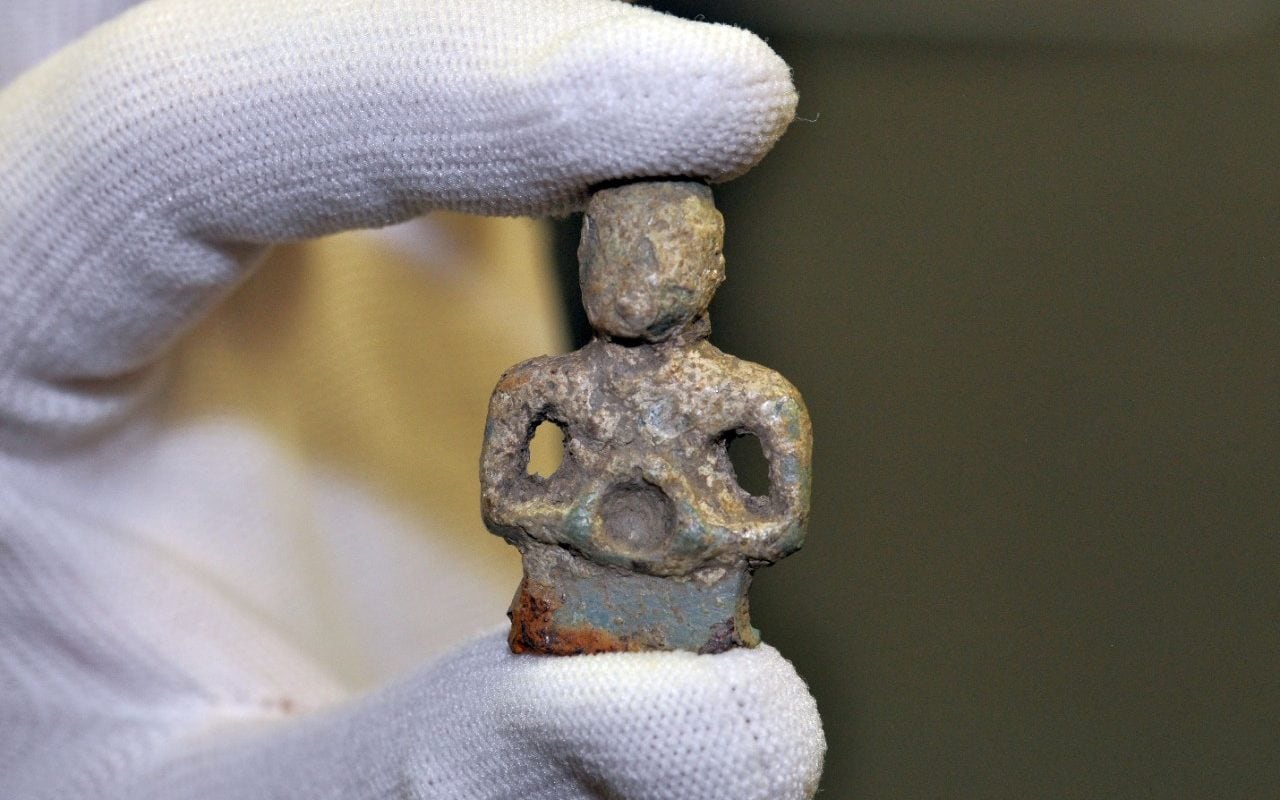 2000-year-old figurine of a horned Celtic fertility god found in Roman  settlement