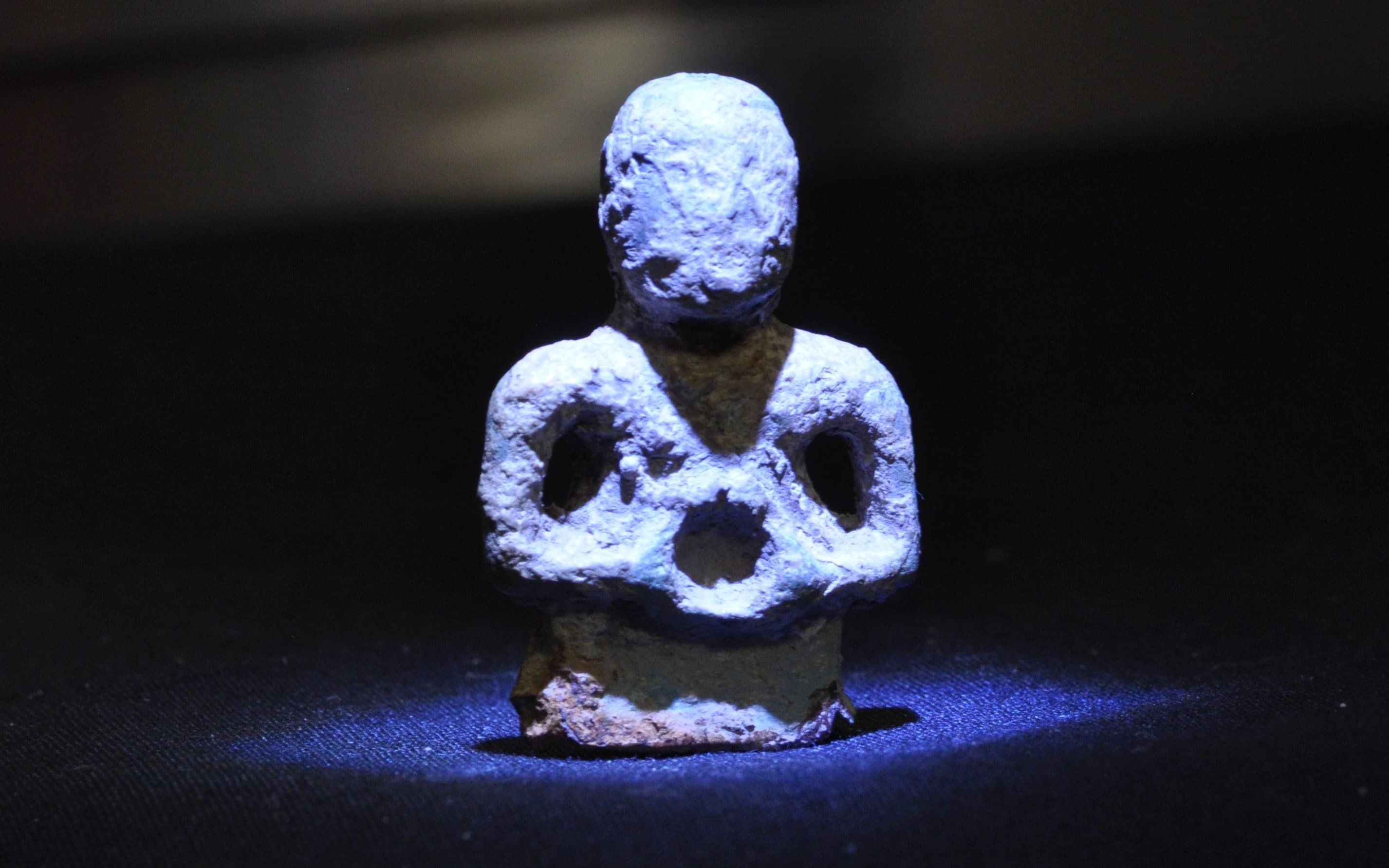 2000-year-old figurine of a horned Celtic fertility god found in Roman  settlement