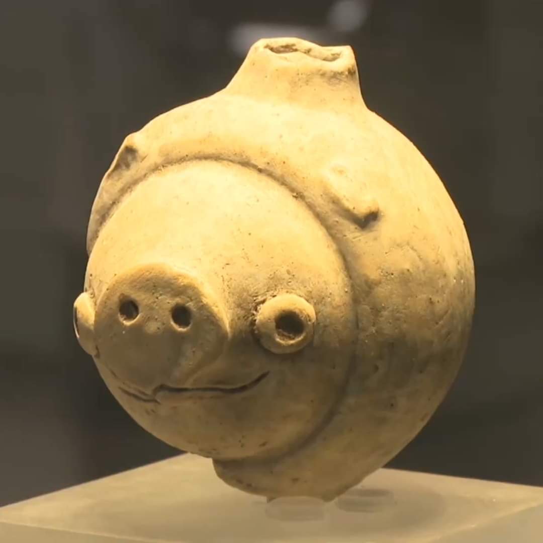 Dr. M.F. Khan on X: "A 3000 year old clay pig found in 2020 at the Lianhe  Ruins in China. When it was discovered, the pottery has gone viral as it  looks