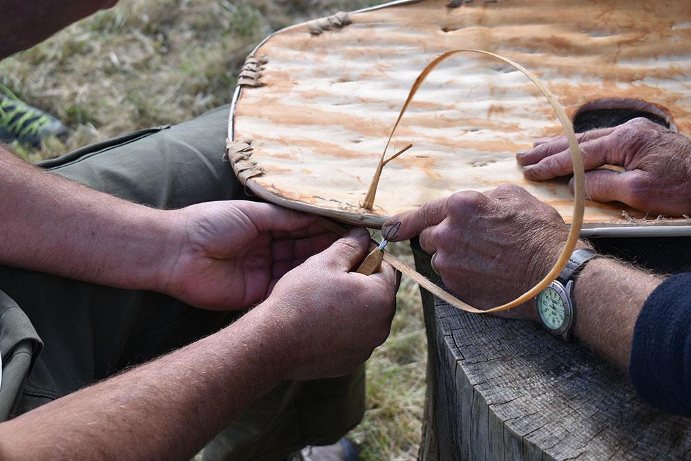 How to make an Iron Age shield (out of bark) | British Museum