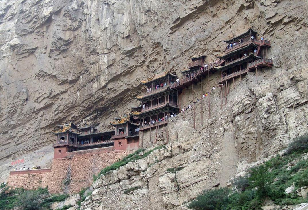 The Precariously Hanging Monastery of Mount Heng | Ancient Origins