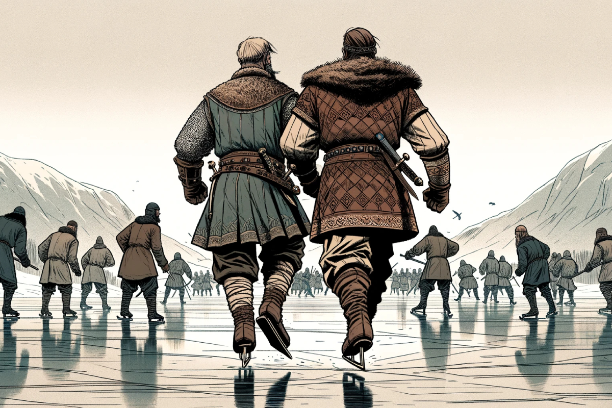 Norse ice skating: The playful winter pastime of Viking warriors | The  Viking Herald