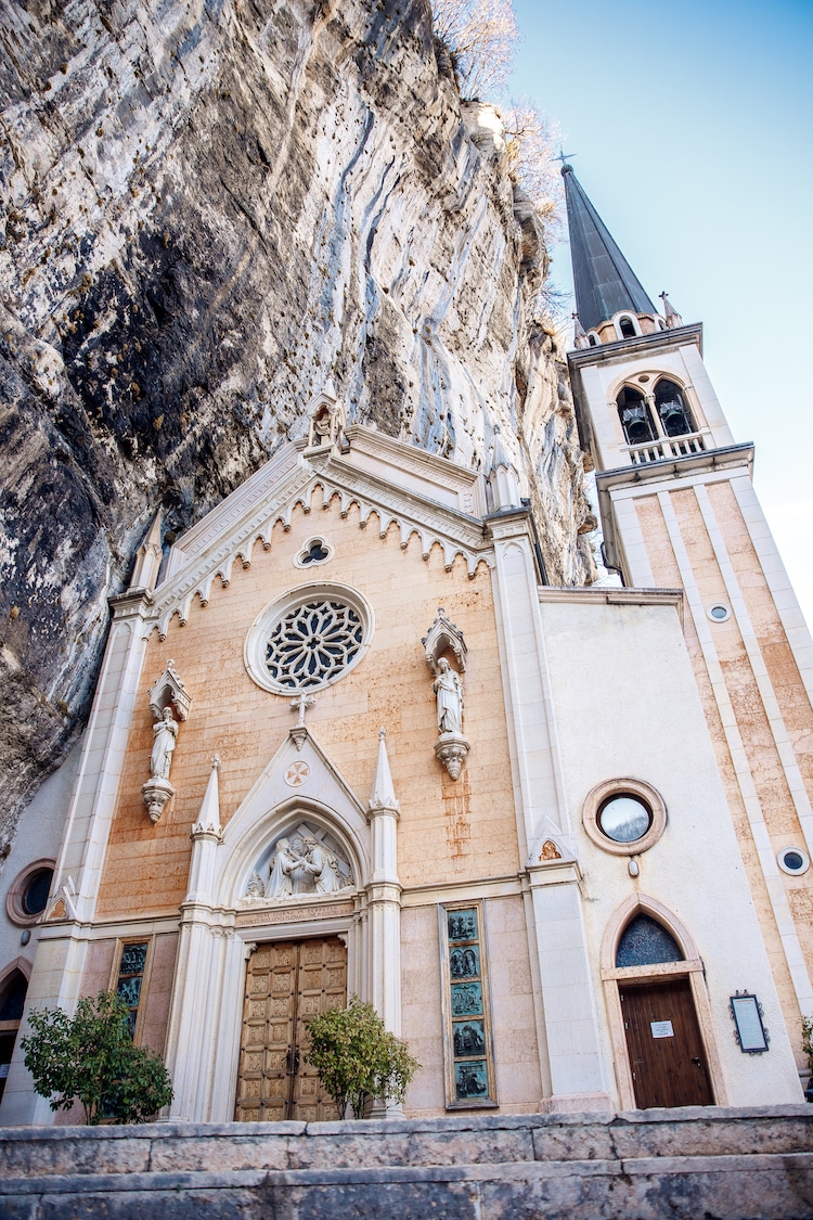 Facade of the Sanctuary of Madonna della Corona