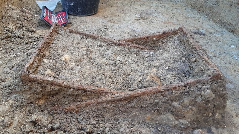 Super-Rare Metal Folding Chair Among Treasures Found In Early Medieval Woman's Grave | IFLScience