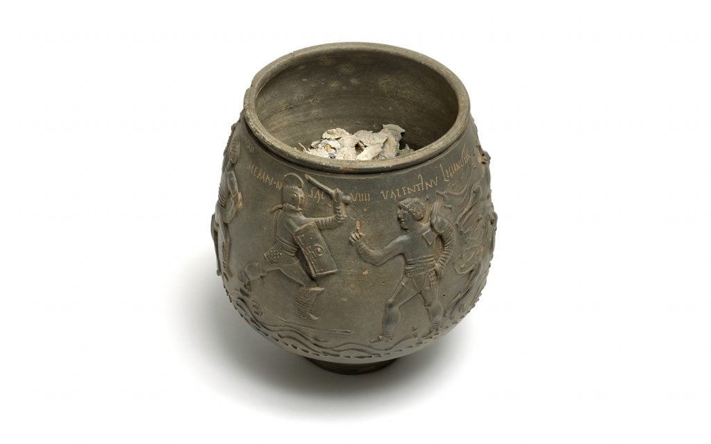 A Roman-Era Vase, Once Considered a Cremation Vessel, Turns Out to Be an  Early Form of Sports Memorabilia for a Gladiator Fan