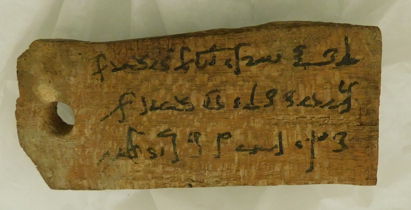 CREWS Display: A Bilingual Mummy Label