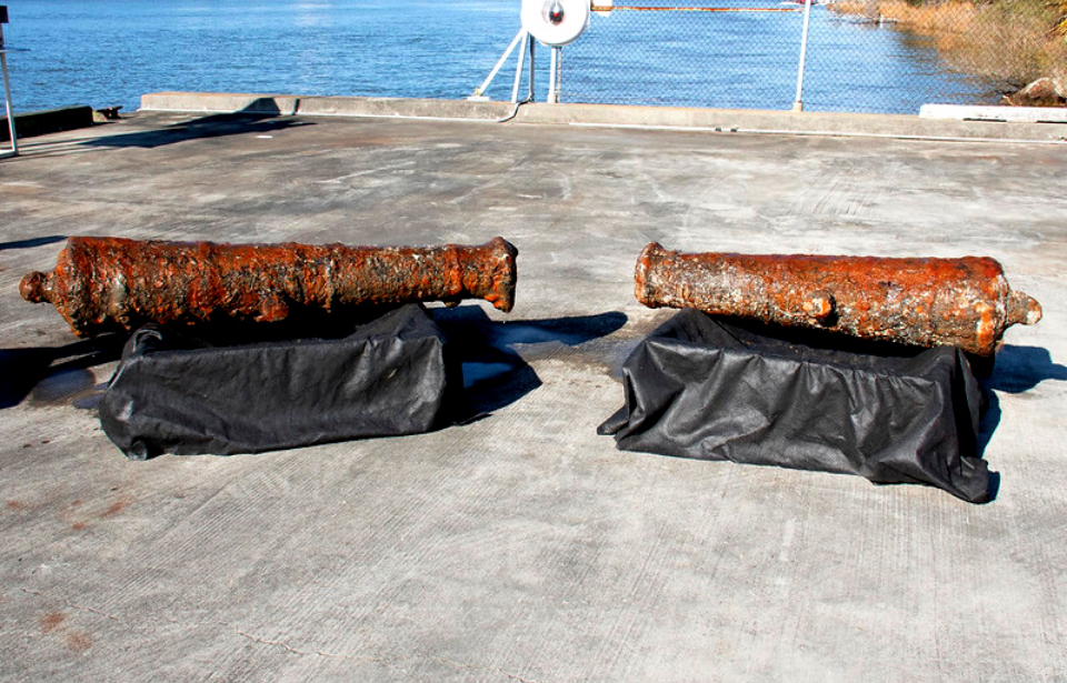 Revolutionary War-Era Cannons Pulled from Savannah River Could Be from  Scuttled British Ship | War History Online