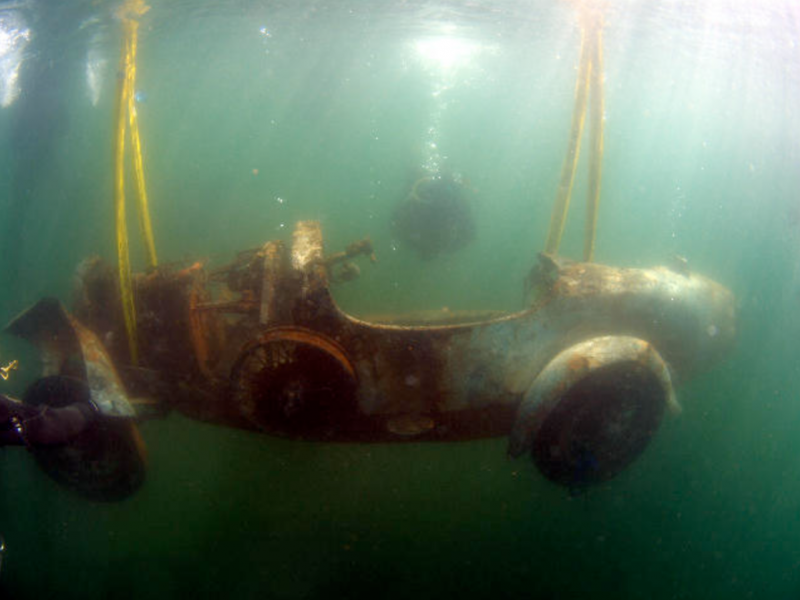 The Bugatti that lay at the bottom of a lake for 73 years - then recovered  | The Vintage News