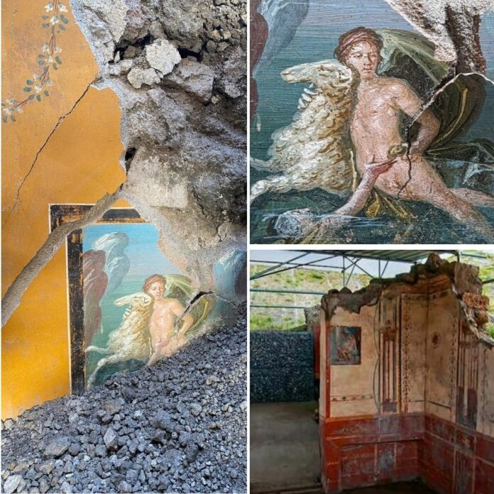 Rediscovered Pompeii Fresco Breathes Life Into Greek Mythology: The Story of Phrixus and Helle